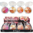 Colorful  Eyeshadow Powder Palette (24 units)