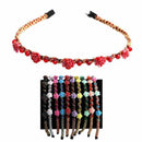 Colorful Flower Headband 0598 ( 12 units)