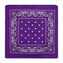 Cotton Solid Color Bandana - Sold By Color (12 units)