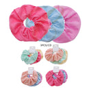 Cotton Hair Scrunchies 3PC Set 0003P (12 units)