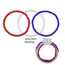 Crystal 3PC Stretch Bracelet Set 1002 (12 units)