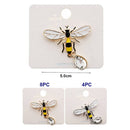 Crystal Drop Bee Brooch 51059 (12 units)