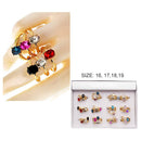 Crystal Statement Ring 51151 (12 units)
