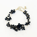 Crystal Wire Beaded Bracelet 2 Colors (4 units)