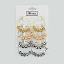Cute 4PR Hoop Earrings 2028 (12 units)