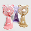 Cute Bear Handheld Fan 1225 (12 units)
