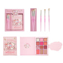 Cute Macaroon Makeup Kit – 12 Color Eyeshadow Palette with Brushes (6 units)