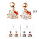 Cute Rhinestone Earring 0648 (12 units)