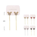 Cute Rhinestone Earrings 50130GS (12 units)