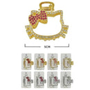 Cute Rhinestone Jaw Clip 10077M (12 units)