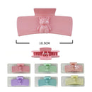 Cute Teddy Bear Hair Claw Clip 11493M (12 units)