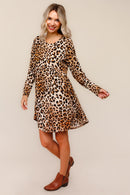 Plus Fit and Flare Swing Midi Dress with Pockets