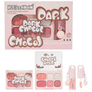 Dark Chocol Palette & Lip Gloss Set 1326 (6 units)
