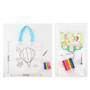 DIY Color Your Own Tote Bag Kit – Kids Art & Craft Set with Markers 3186 (12 units)