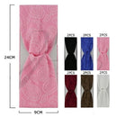Elegant Paisley Fabric Headband 10432M (12 units)