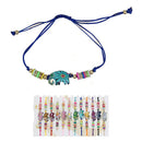 Elephant Adjustable Bracelets 0246R12 ( 12 units)