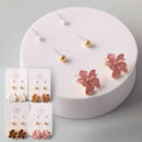 Enamel Flower Earring Set 38663 (12 units)