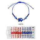 Evil Eye Elephant String Bracelet 1571R (12 units)