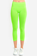 MOPAS LADIES NYLON CAPRI LEGGINGS (EX004)