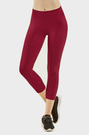 MOPAS LADIES NYLON CAPRI LEGGINGS (EX004)
