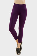 MOPAS LADIES NYLON CAPRI LEGGINGS (EX004)