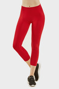 MOPAS LADIES NYLON CAPRI LEGGINGS (EX004)