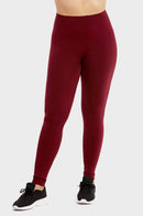 SOFRA LADIES POLYESTER LEGGINGS PLUS SIZE (EX900X)