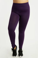 SOFRA LADIES POLYESTER LEGGINGS PLUS SIZE (EX900X)