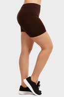 SOFRA LADIES POLYESTER 12" LEGGINGS PLUS SIZE (EX903X)