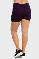 SOFRA LADIES POLYESTER 12" LEGGINGS PLUS SIZE (EX903X)
