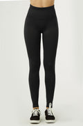 SOFRA LADIES HIGH WAIST EXTRA-WIDE BAND LEGGINGS (EX907)