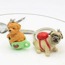 Cute Puppy Key Chain KC1013-23 (12PC)
