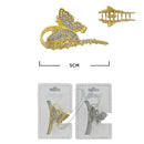Fashion Butterfly Hair Jaw Clip 10095GS (12 units)