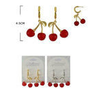Fashion Cherry Earrings 1162 (12 units)