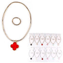 Fashion Clover Charm Anklet 5512 (12 units)