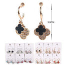 Fashion Clover Earrings 7021 (12 units)