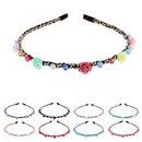 Fashion Flower Headband 0284R ( 12 units)