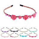 Fashion Flower Headband 0286R ( 12 units)