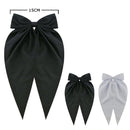 Fashion Hair Bow With Tail 28935BW (12 units)