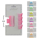 Fashion Hair Jaw Clip Set 771M. (12 units)