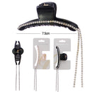 Fashion Hair Jaw Clips 0462BC (12 units)