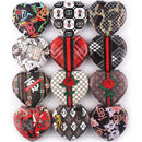 Fashion Heart Shape Double Side Mirror 6776 (12 units)