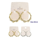 Fashion Hoop Earrings 46885 (12 units)