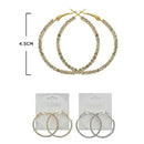 Fashion Hoop Earrings 7002GS (12 units)