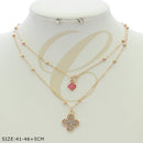Fashion Layered Necklaces Set 0808R6 (12 units)