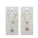 Fashion Layered Necklaces Set 0809GS (12 units)