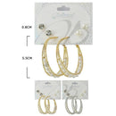 Fashion Multi Earrings Set 3233GS (12 units)
