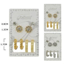 Fashion Multi Earrings Set 3238GS (12 units)