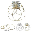 Fashion Multi Hoop Earring 525SLGD (12 units)