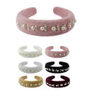 Fashion Pearl Headband 51156M (12 units)